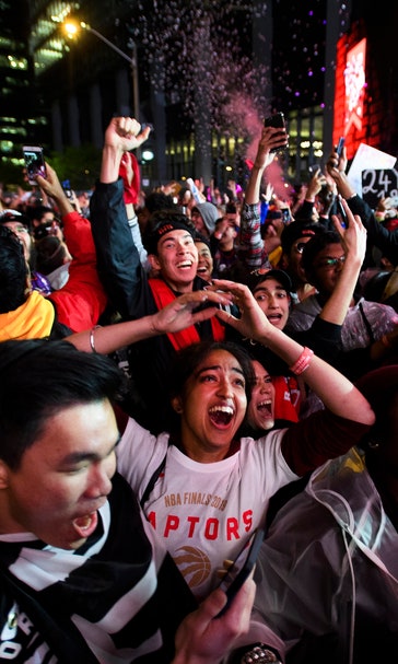 Canada celebrates after Raptors win first NBA championship